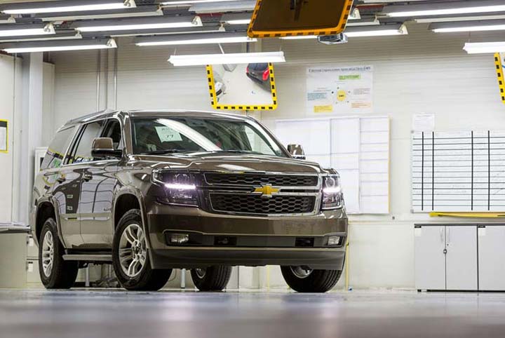 Стоимость Chevrolet Tahoe начинается от 60 тыс. USD.